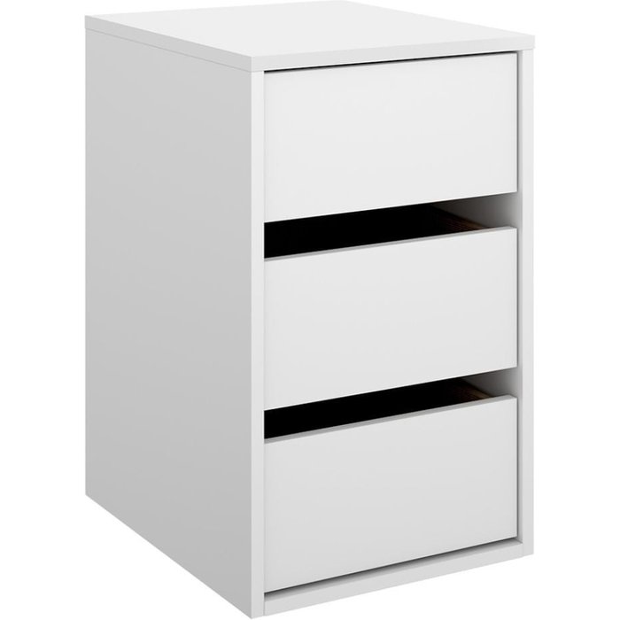 Cajonera interior 3 cajones blanco 60,5x37x40 cm