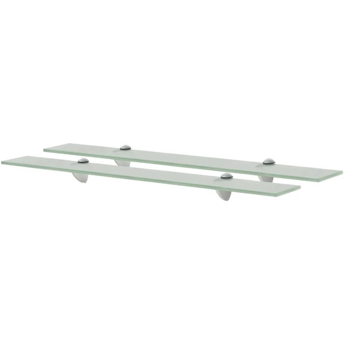 Maison exclusive - estantes flotantes 2 unidades vidrio 8 mm 70x20 cm