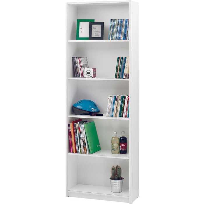 Buyqualia estantería librería (blanco)