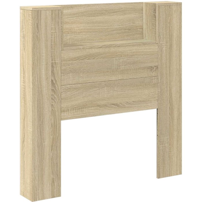 Cabecero cama - mueble cabecero con estante roble sonoma 100 x 16,5 x 103,5 cm