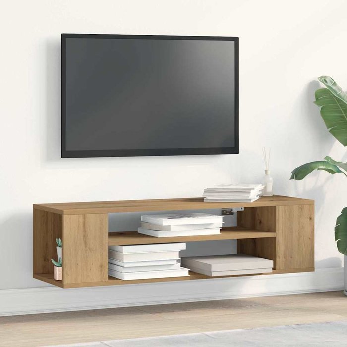 Maison exclusive - gabinete de tv artisian oak 100 x 30 x 26,5 cm