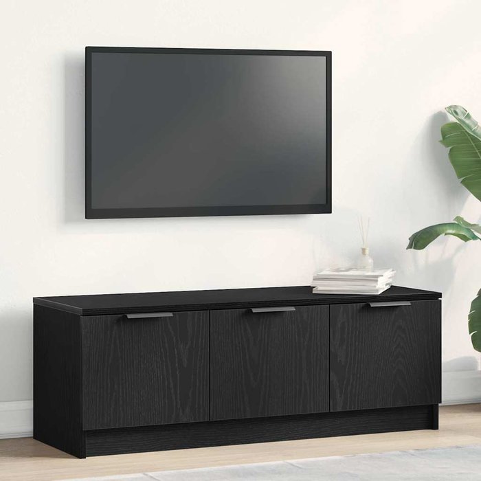 Maison exclusive - gabinete de tv roble negro 102 x 35 x 36,5 cm