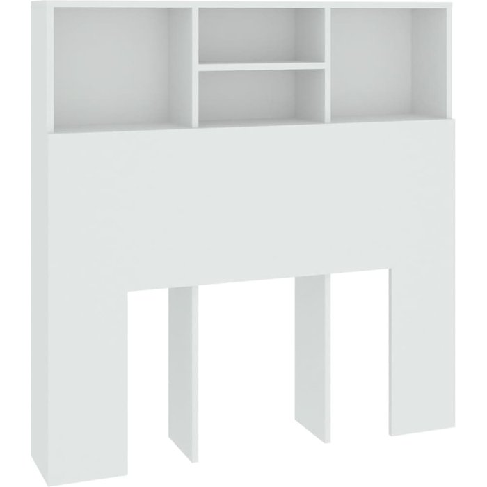 Cabecero cama mueble cabecero - blanco 100x19x103,5 cm