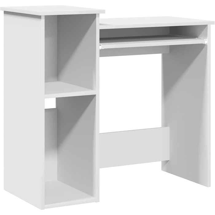 Escritorio con estantes madera contrachapada 84x40x78 cm - comfortxl