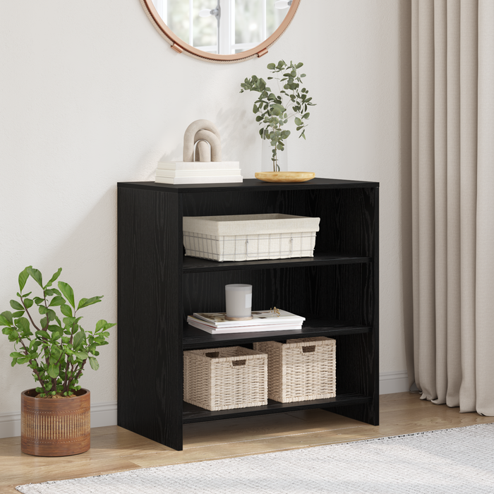 Maison exclusive - aparador negro 70 x 41 x 75 cm madera de ingeniería