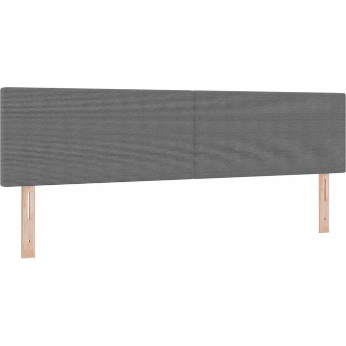 Cabecero cama - mueble cabecero gris claro 180 cm tela de pana