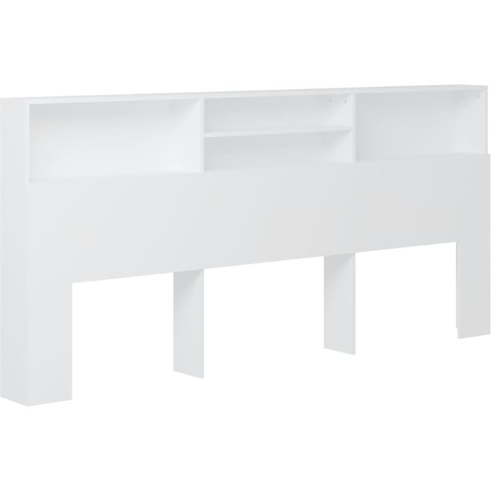 Cabecero cama mueble cabecero - blanco 220x19x103,5 cm