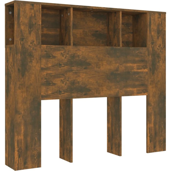 Cabecero cama mueble cabecero - color roble ahumado 120x18,5x102,5 cm
