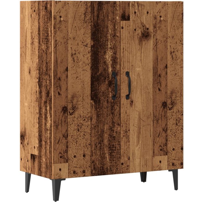 Aparador de madera de ingeniería envejecida 70x34x90 cm - comfortxl