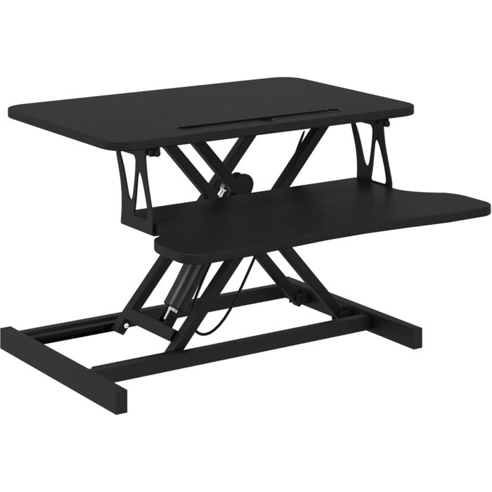 Escritorio ajustable 60x40x(13-41,5) cm acero y contrachapada - comfortxl