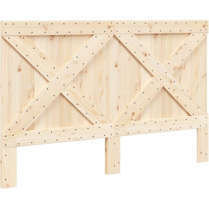 Cabecero cama - mueble cabecero de madera maciza de pino 160x104 cm