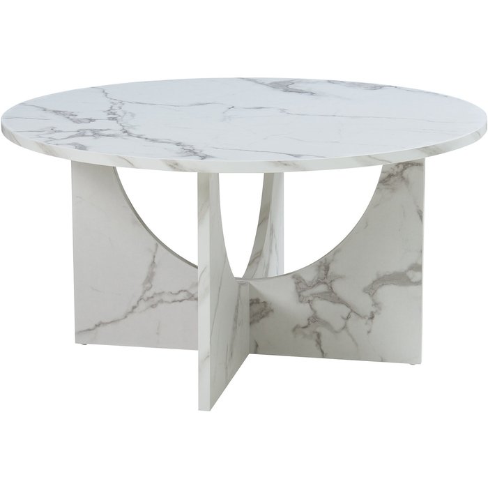 Mesa de centro/consola/auxiliar 80 x 42 cm efecto mármol blanco 03_0010845