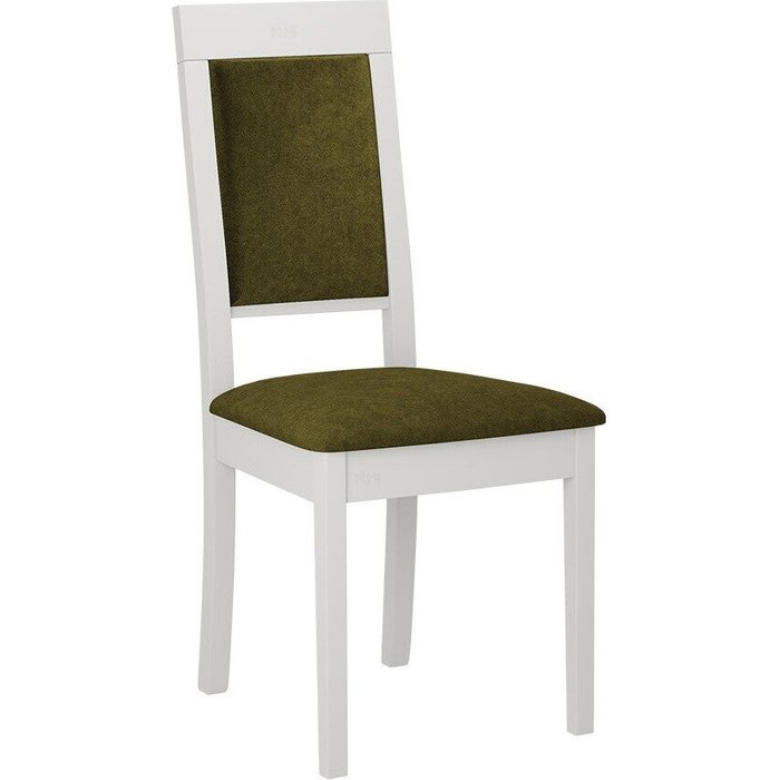 Silla victorville 340, verde, blanco, 93x47x53cm, tapiz, de madera, madera
