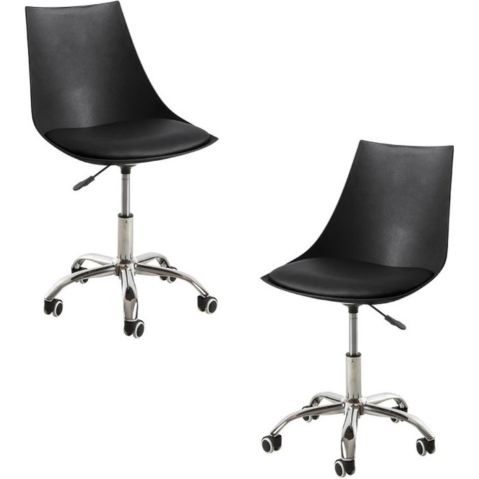 Regalos miguel - packs sillas - pack 2 sillas blok office - negro