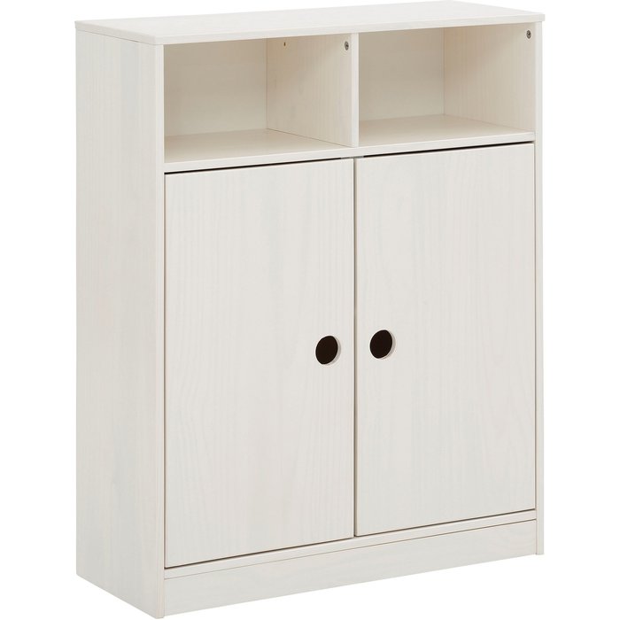 Armario con 2 puertas blanco