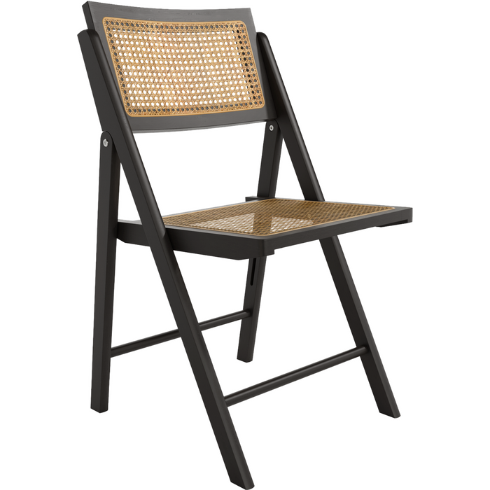 Silla plegable bruna para exterior