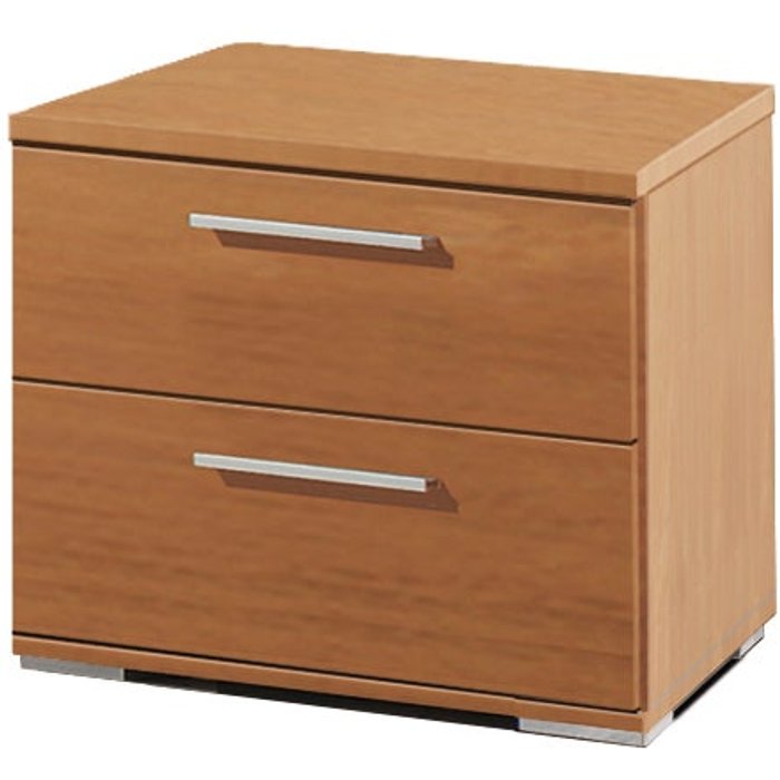 Mesita class 2 cajones - venprodin - 63x42x35 cerezo