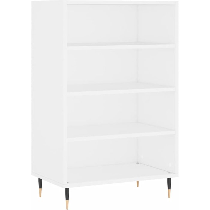 Aparador alto madera de ingeniería blanco 57x35x90 cm - comfortxl