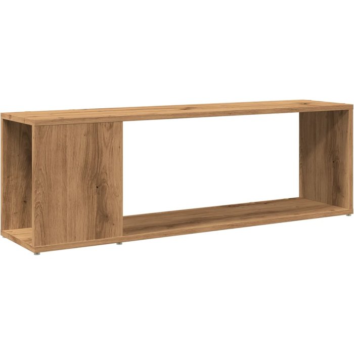Mueble para tv madera de ingeniería roble artisan 100x24x32 cm - comfortxl