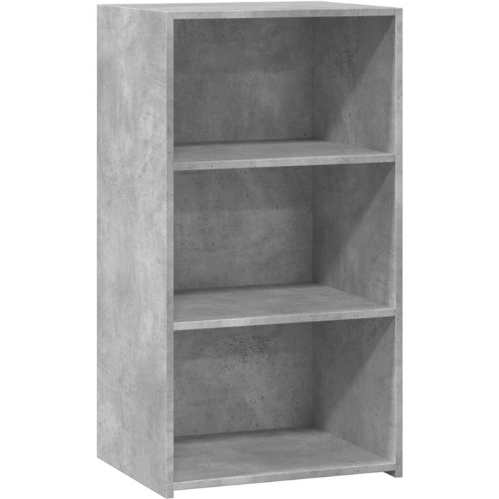 Aparador de madera de ingeniería gris hormigón 50x41x93 cm - comfortxl