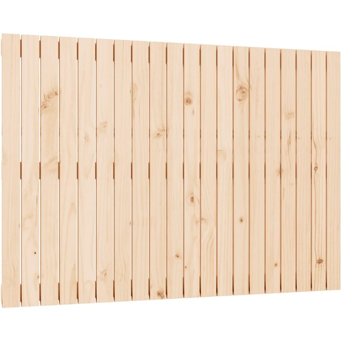 Cabecero de cama - mueble cabecero de pared madera maciza de pino 127,5x3x90 cm
