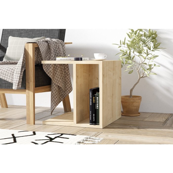 Mesa auxiliar morse roble