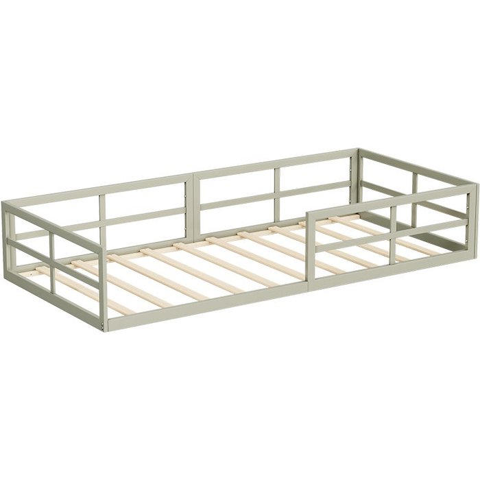 Vitalispa cama infantil minno, gris, 205 x 95 cm sin colchón