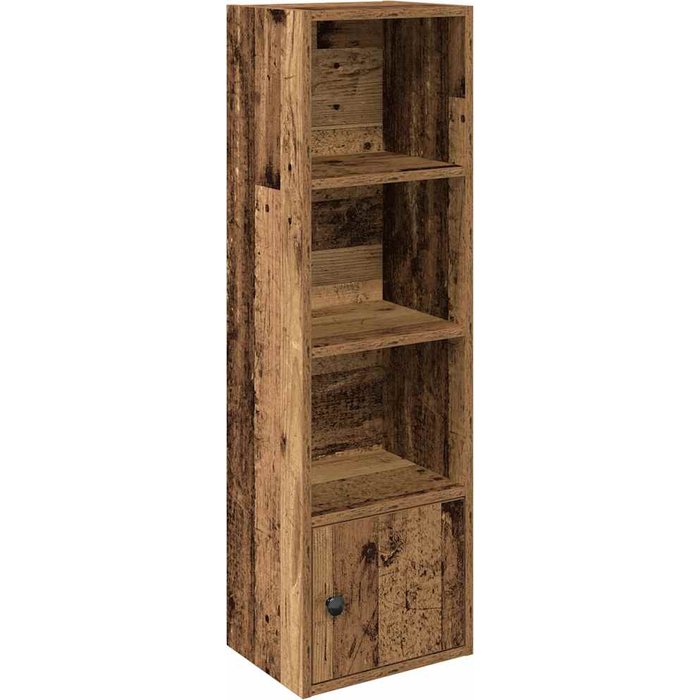 Estantería madera de ingeniería color envejecido 31x24x102 cm – comfortxl