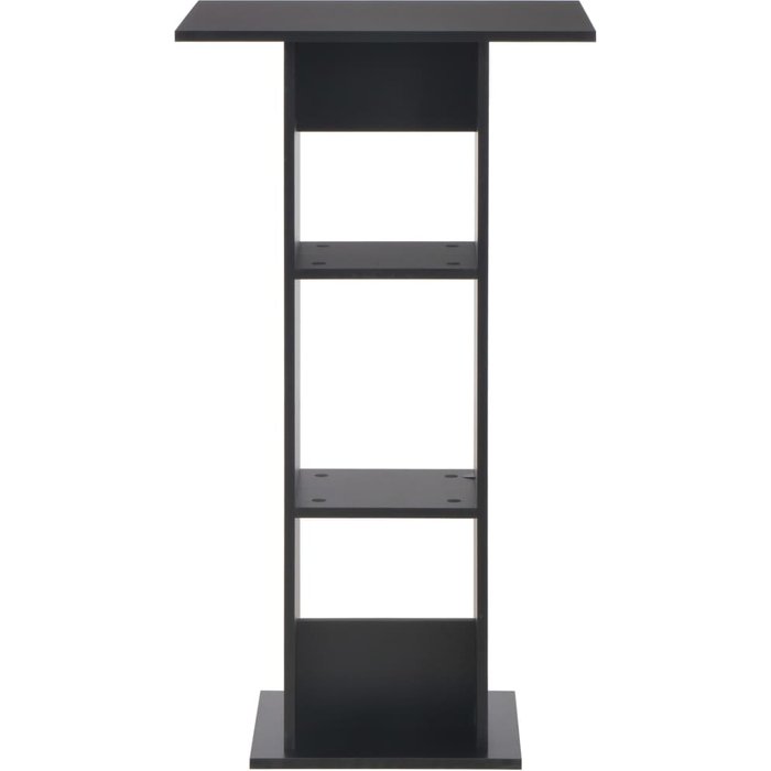 Mesa de bar | mesa de bistró color negro 60x60x110 cm cfw671418