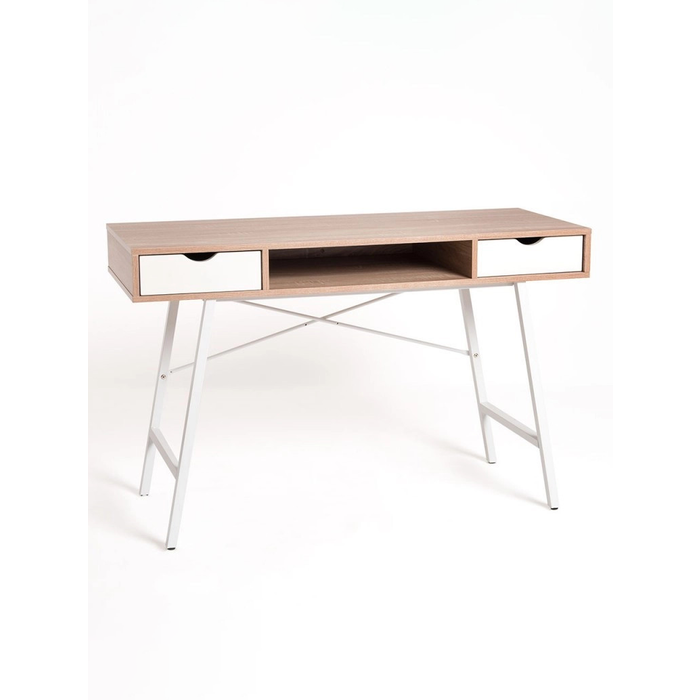 Dudeco escritorio san diego madera y blanco