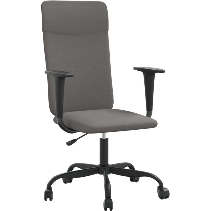 Silla de oficina | sillón oficina de tela gris oscuro cfw55420