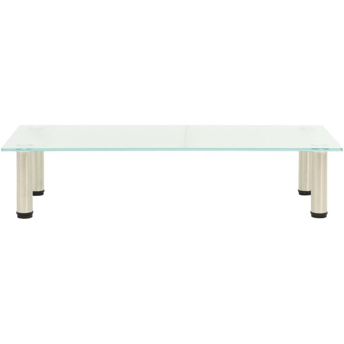 Mueble para tv de vidrio templado esmerilado 80x35x17 cm - comfortxl