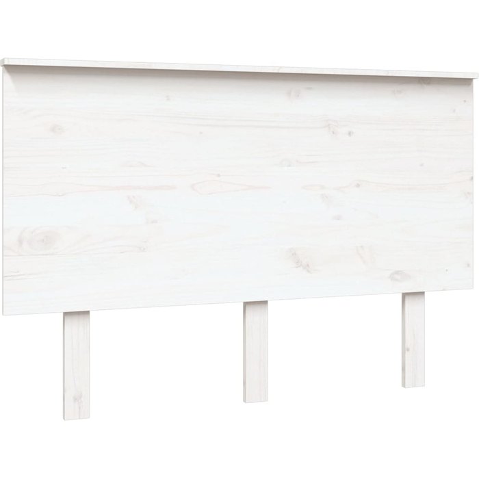 Cabecero de cama madera maciza de pino blanco 124x6x82,5 cm - comfortxl
