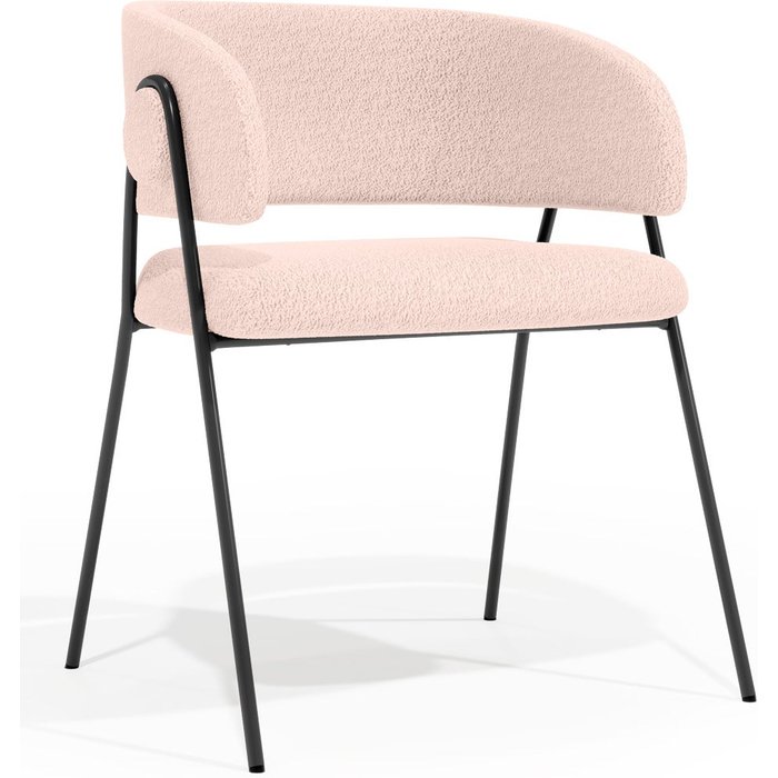 Silla de comedor - tapizada en tela bouclé - manar