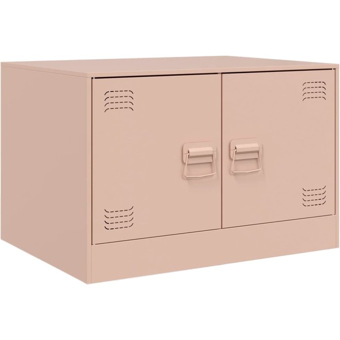 Mesa de centro,mesa auxiliar,mesita de centro acero rosa 67x50x44 cm cfw66573