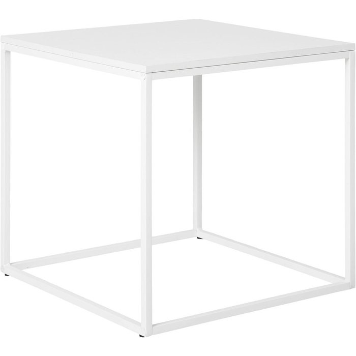 Mesita de noche vita,metal,blanco,kendra home