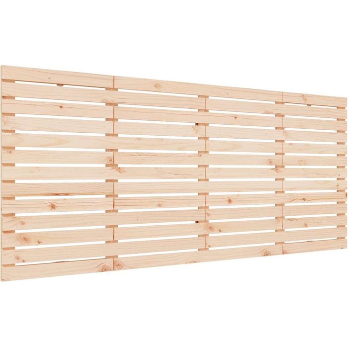 Cabecero de cama - mueble cabecero de pared madera maciza de pino 156x3x91,5 cm
