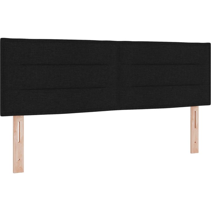 Cabecero de diseño lines en negro de 140 cm en tela cfw5012385