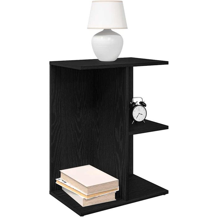 Maison exclusive - mesitas de noche 2 uds madera de ingeniería roble negro