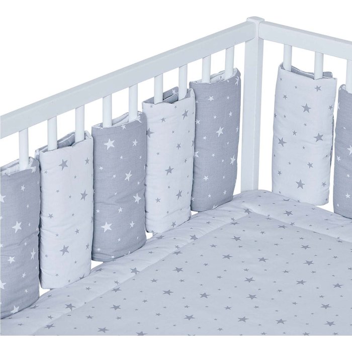 Protector cuna bebé modular algodón