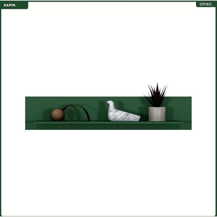 Estante de pared - h.23 x l.120 x p.22 cm - sapin