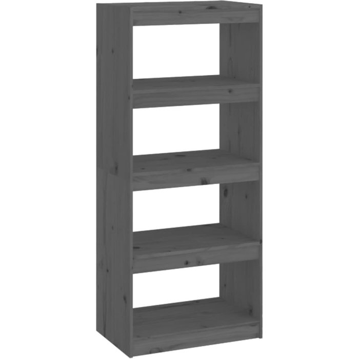 Estantería/divisor de espacios madera pino gris 60x30x135,5cm – comfortxl