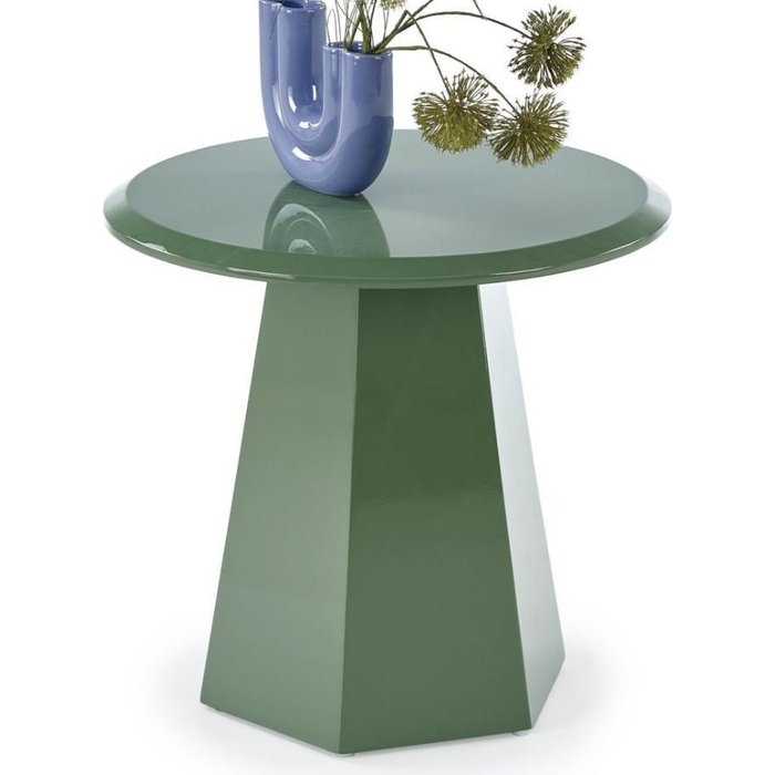 Mesa auxiliar de diseño verde 50 x 47 cm kimi