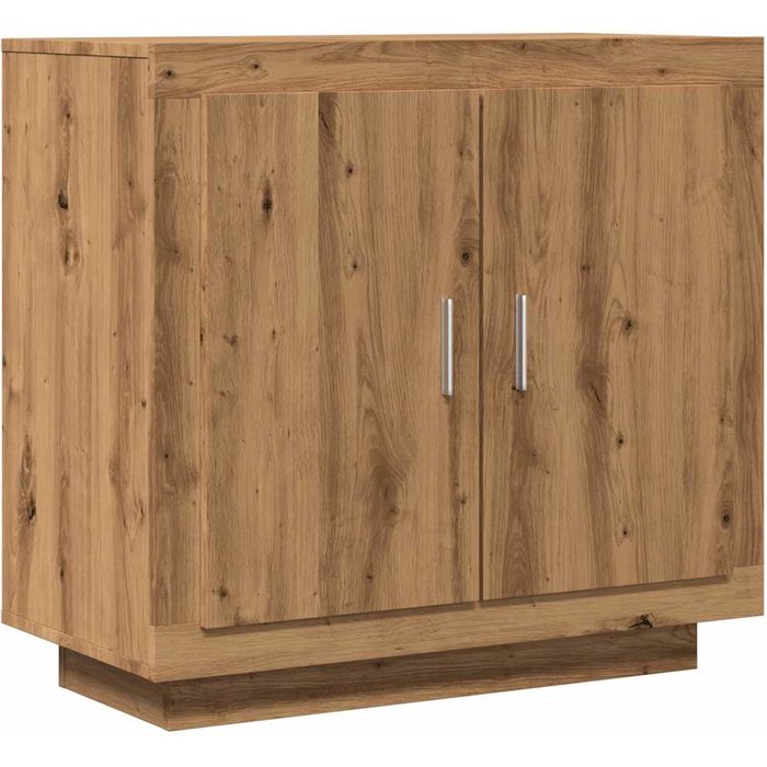Aparador madera contrachapada roble artisian 80x40x75 cm - comfortxl