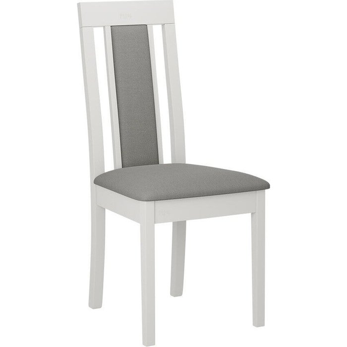 Silla victorville 342, gris, blanco, 96x47x53cm, tapiz, de madera, madera