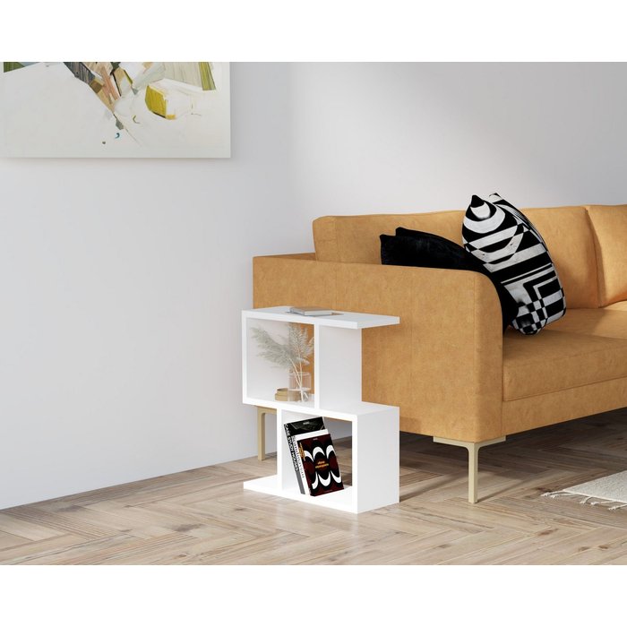 Mesa auxiliar zet blanco