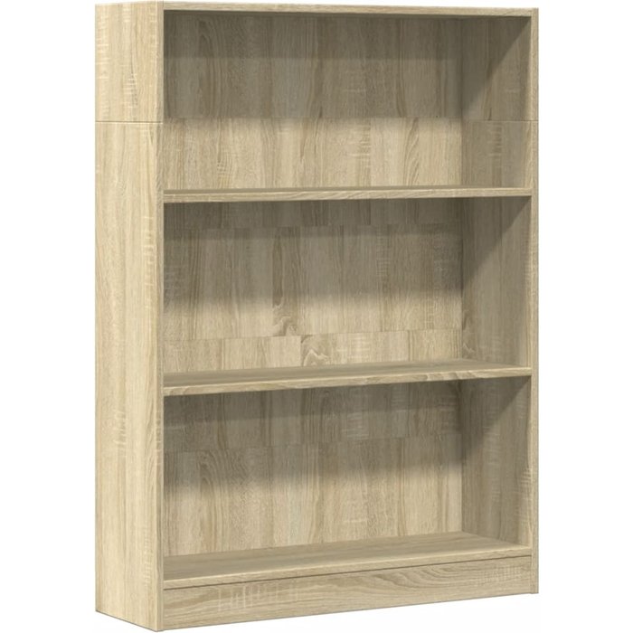 Estantería de madera de ingeniería roble sonoma 80x24x109 cm – comfortxl