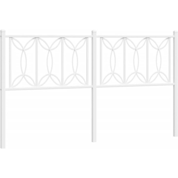 Cabecero,cabecero de cama,panel de cabecera de metal blanco 160 cm cfw97775