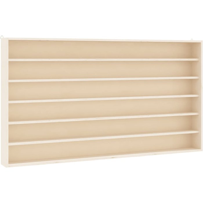 Vitrina de madera para coleccionistas con 6 estantes- comfortxl