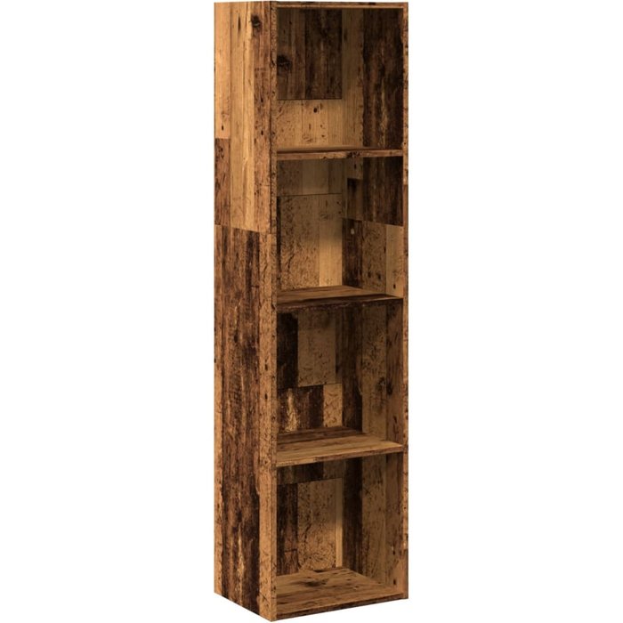 Estantería madera de ingeniería color envejecido 40x30x152 cm – comfortxl